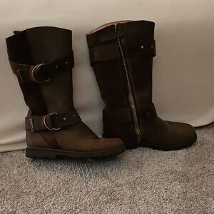 Timberland Brown Combat & Moto Boots